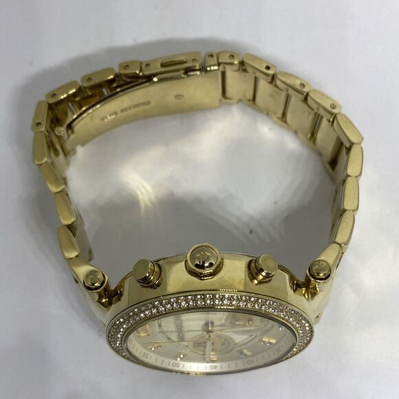 Michael Kors Parker MK5354 Women's Gold Stainless Steel Analog Dial Watch VK737 - Picture 8 of 12